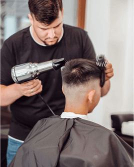 Capones Barbershop Haarschnitt für Kinder